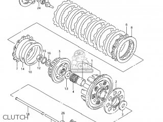 CLUTCH - GSX750F KATANA 2005 (K5) USA (E03)