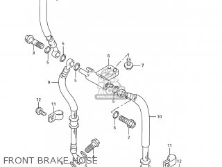 FRONT BRAKE HOSE - GSX750F KATANA 2005 (K5) USA (E03)