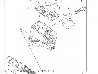 FRONT MASTER CYLINDER - GSX750F KATANA 2005 (K5) USA (E03)