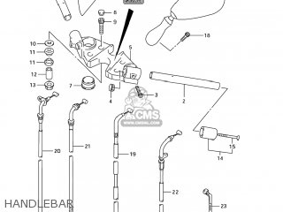 HANDLEBAR - GSX750F KATANA 2005 (K5) USA (E03)