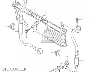 OIL COOLER - GSX750F KATANA 2005 (K5) USA (E03)
