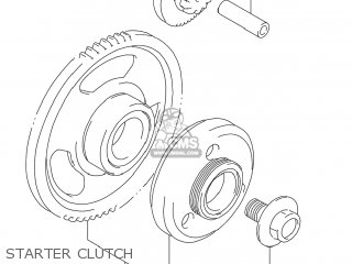 STARTER CLUTCH - GSX750F KATANA 2005 (K5) USA (E03)