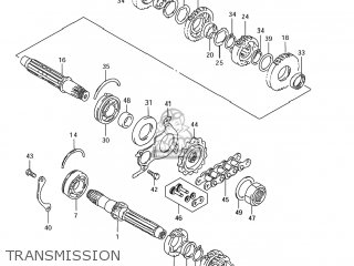 TRANSMISSION - GSX750F KATANA 2005 (K5) USA (E03)