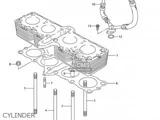 CYLINDER - GSX750F KATANA 2006 (K6) USA (E03)