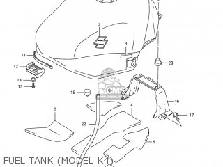 FUEL TANK (MODEL K4) - GSX750F KATANA 2006 (K6) USA (E03)