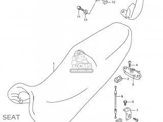 SEAT - GSX750F KATANA 2006 (K6) USA (E03)