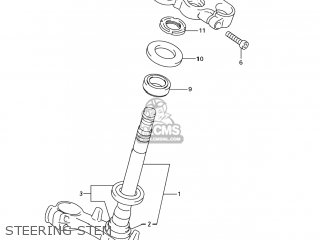 STEERING STEM - GSX750F KATANA 2006 (K6) USA (E03)