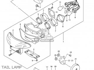 TAIL LAMP - GSX750F KATANA 2006 (K6) USA (E03)