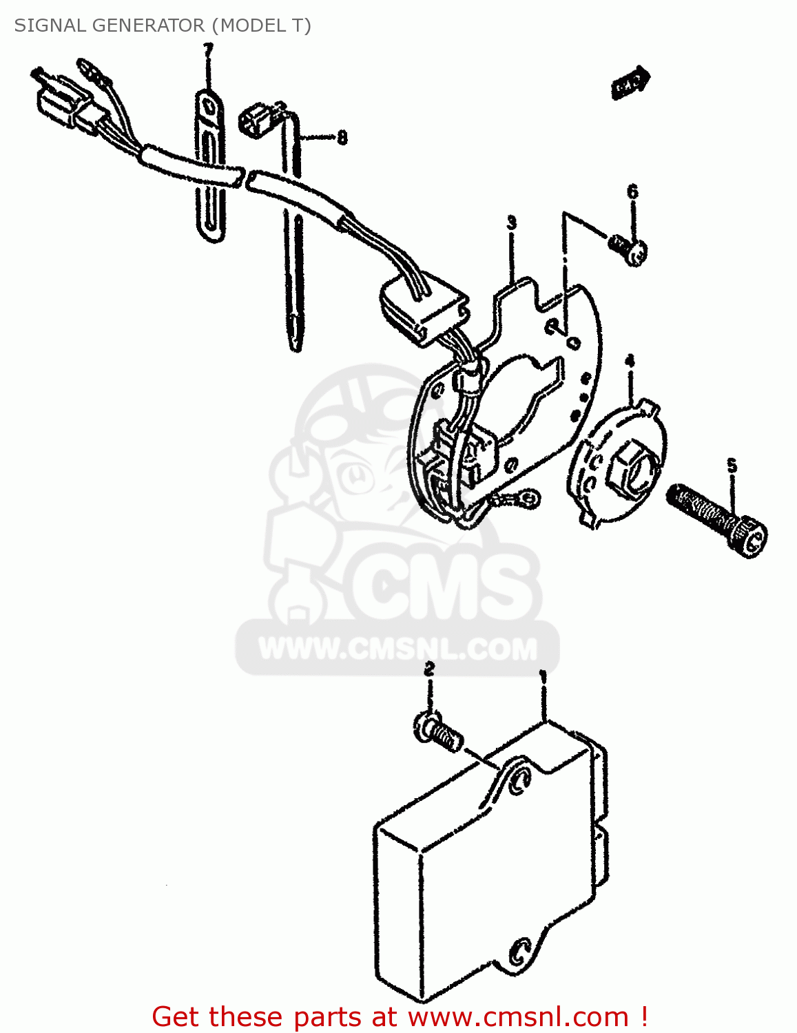 SIGNAL GENERATOR (MODEL T) GSX750FSK 1996 (T) BRAZIL (E37)
