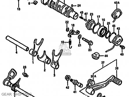 GEAR SHIFTING - GSX750FSK 1996 (T) BRAZIL (E37)