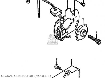 SIGNAL GENERATOR (MODEL T) - GSX750FSK 1996 (T) BRAZIL (E37)