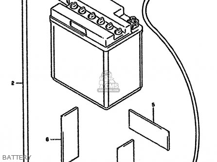 BATTERY - GSX750FSK 1996 (T) BRAZIL (E37)