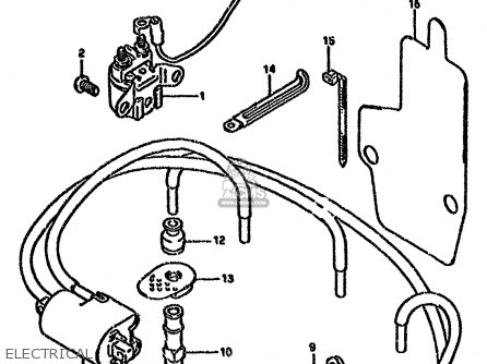ELECTRICAL - GSX750FSK 1996 (T) BRAZIL (E37)