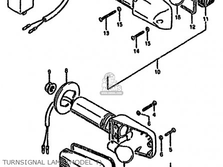 TURNSIGNAL LAMP (MODEL T) - GSX750FSK 1996 (T) BRAZIL (E37)
