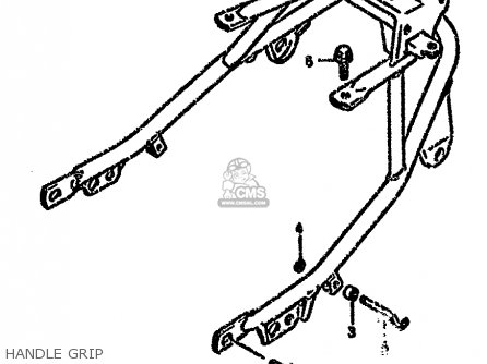 HANDLE GRIP - GSX750FSK 1996 (T) BRAZIL (E37)