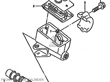 FRONT MASTER CYLINDER - GSX750FSK 1996 (T) BRAZIL (E37)