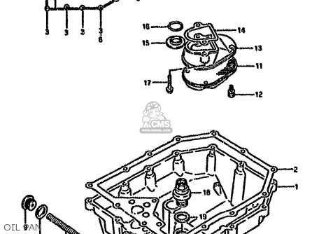 OIL PAN - GSX750FSK 1996 (T) BRAZIL (E37)
