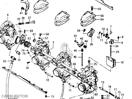 CARBURETOR - GSX750R 1986 (G) GENERAL EXPORT (E01)