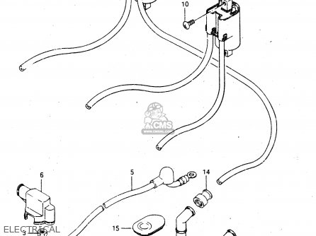 ELECTRICAL - GSX750R 1986 (G) GENERAL EXPORT (E01)