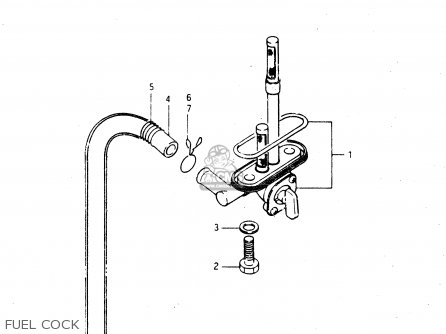 FUEL COCK - GSX750R 1986 (G) GENERAL EXPORT (E01)