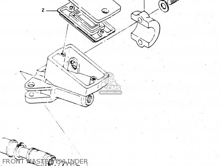 FRONT MASTER CYLINDER - GSX750R 1986 (G) GENERAL EXPORT (E01)