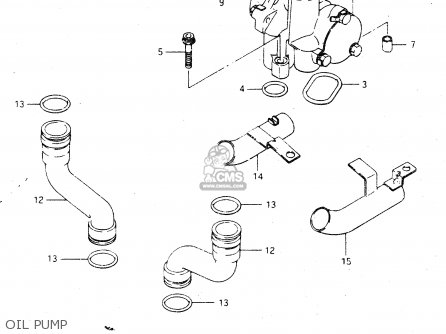 OIL PUMP - GSX750R 1986 (G) GENERAL EXPORT (E01)