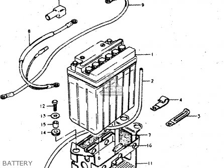 BATTERY - GSX750S 1983 (D) (E01 E02 E04 E06 E18 E21 E22 E24 E25 E30 34 39)