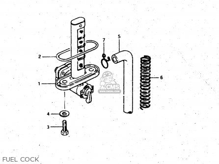 FUEL COCK - GSX750S 1983 (D) (E01 E02 E04 E06 E18 E21 E22 E24 E25 E30 34 39)