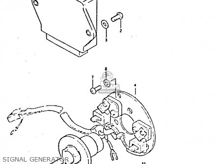 SIGNAL GENERATOR - GSX750S 1984 (E) UNITED KINGDOM (E02)
