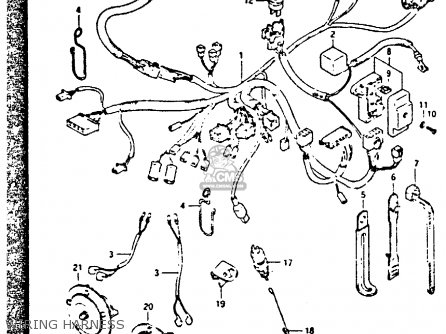 WIRING HARNESS - GSX750S 1984 (E) UNITED KINGDOM (E02)
