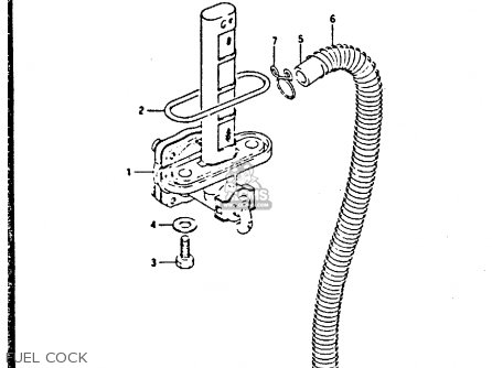 FUEL COCK - GSX750S 1984 (E) UNITED KINGDOM (E02)