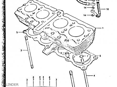 CYLINDER - GSX750S 1984 (E) UNITED KINGDOM (E02)