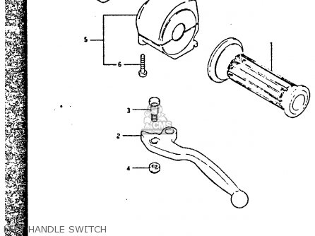 LEFT HANDLE SWITCH - GSX750S 1984 (E) UNITED KINGDOM (E02)