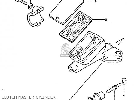 CLUTCH MASTER CYLINDER - GSX750S 1984 (E) UNITED KINGDOM (E02)