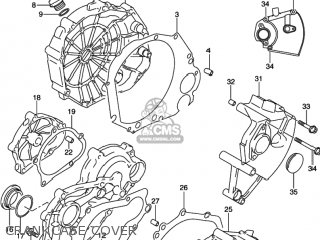 CRANKCASE COVER - GSXR1000 2001 (K1) USA (E03)