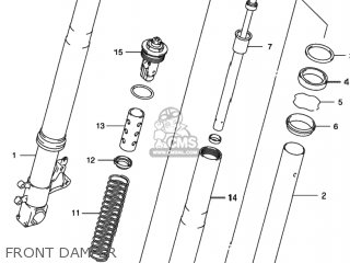 FRONT DAMPER - GSXR1000 2001 (K1) USA (E03)