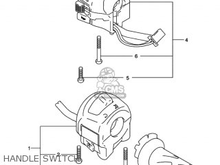 HANDLE SWITCH - GSXR1000 2001 (K1) USA (E03)