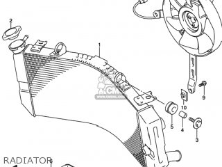 RADIATOR - GSXR1000 2001 (K1) USA (E03)