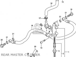 REAR MASTER CYLINDER - GSXR1000 2001 (K1) USA (E03)