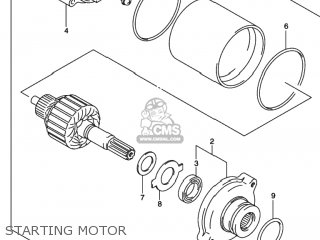 STARTING MOTOR - GSXR1000 2001 (K1) USA (E03)