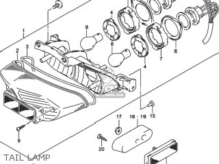 TAIL LAMP - GSXR1000 2001 (K1) USA (E03)