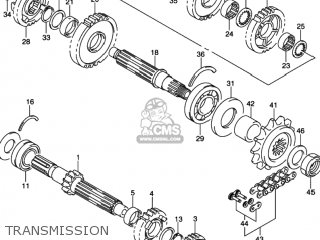 TRANSMISSION - GSXR1000 2001 (K1) USA (E03)