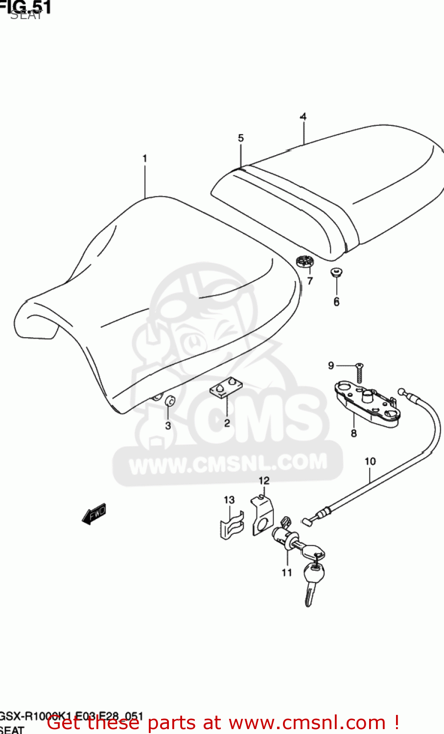 SEAT GSXR1000 2002 (K2) USA (E03)