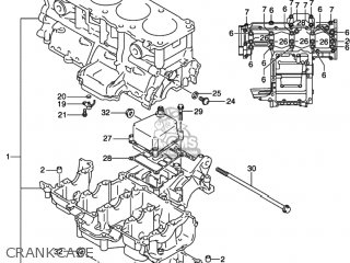 CRANKCASE - GSXR1000 2002 (K2) USA (E03)