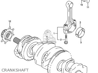 CRANKSHAFT - GSXR1000 2002 (K2) USA (E03)