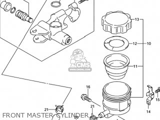 FRONT MASTER CYLINDER - GSXR1000 2002 (K2) USA (E03)