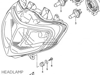 HEADLAMP - GSXR1000 2002 (K2) USA (E03)