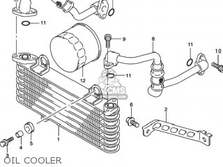 OIL COOLER - GSXR1000 2002 (K2) USA (E03)