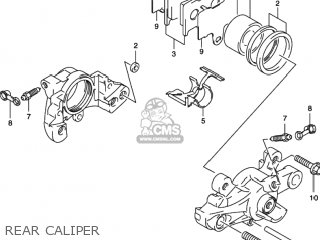 REAR CALIPER - GSXR1000 2002 (K2) USA (E03)