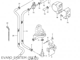 EVAPO SYSTEM (E33) - GSXR1000 2003 (K3) USA (E03)